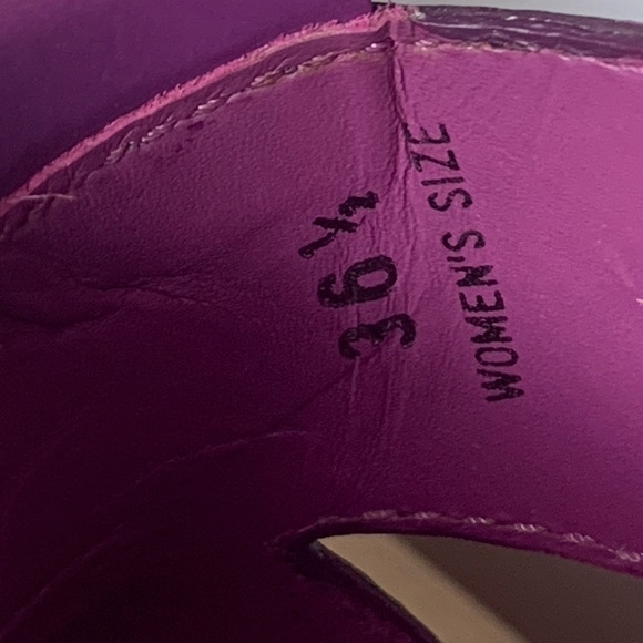 TOD’s purple pumps with wrap around straps. Size 36.5 Made in Italy - Picture 7 of 13